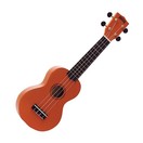 Mahalo Rainbow Ukulele Rainbow, Orange