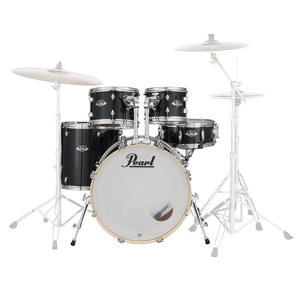 Pearl EXL 22'' Fusion 5pc Shell Pack, Black Smoke