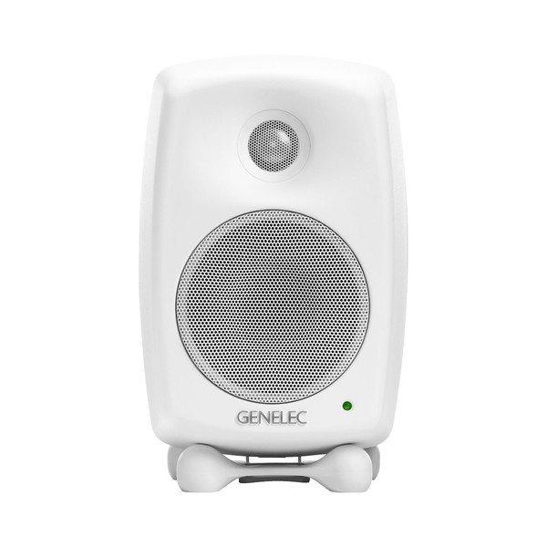 Genelec 8020D Compact 2-way Active Monitor (White) - Front View
