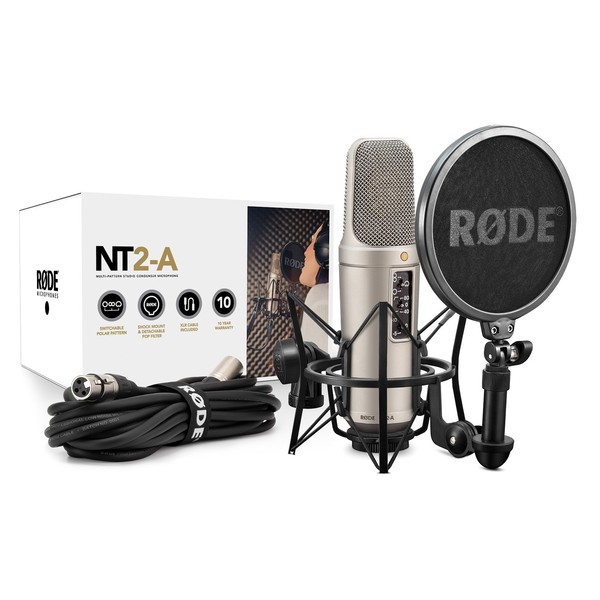 Rode NT2-A Studio Solution Pack - Full Contents 