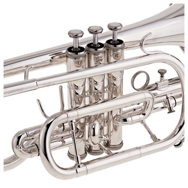 Jupiter JCR700SQ Bb Cornet, Silver Plate