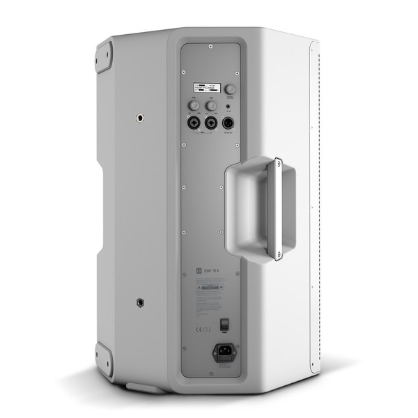LD Systems ICOA 15AW White 15" Powered Coaxial PA Loudspeaker - Back