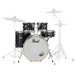 Pearl EXL 22'' Fusion 5pc Drum Kit w/Cymbals, Black Smoke
