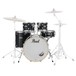 Pearl EXL 22'' Fusion 5pc Drum Kit Deluxe Package, Black Smoke