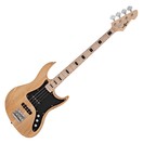 LA II Bass Guitar by Gear4music, Natural