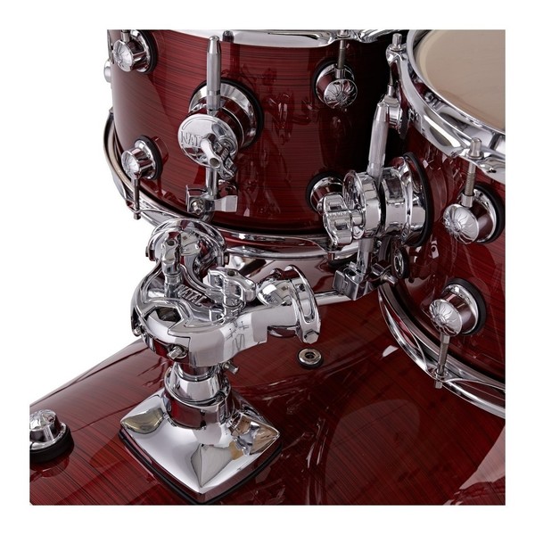 Natal Arcadia 22'' American Fusion 5pc Drum Kit, Red Strata - Tom Mount