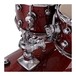 Natal Arcadia 22'' American Fusion 5pc Drum Kit, Red Strata - Tom Mount