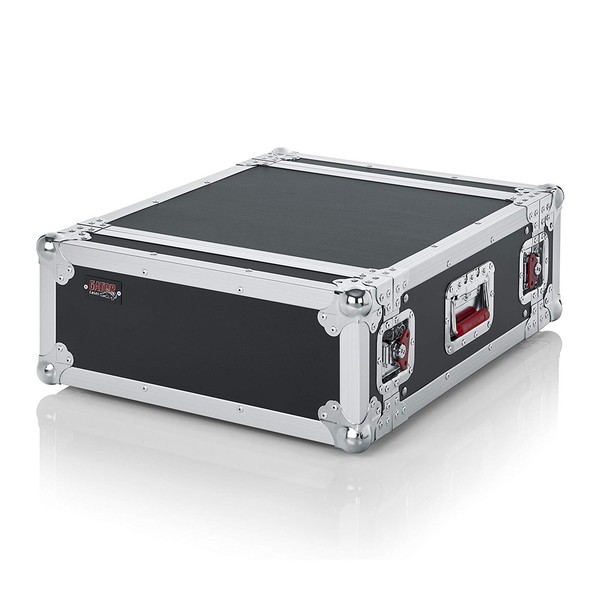 Gator G-TOUR 4U ATA Rack Flight Case, Front Angled Left