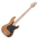 LA Select Bass Guitar by Gear4music, Natural