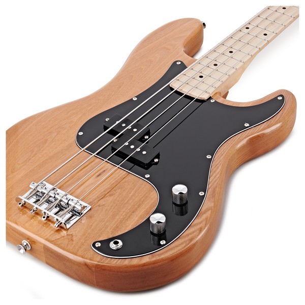 LA Select Bass Guitar by Gear4music, Natural