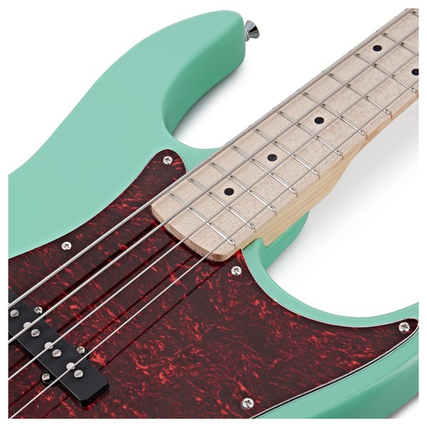 LA II Bass Guitar by Gear4music, Seafoam Green