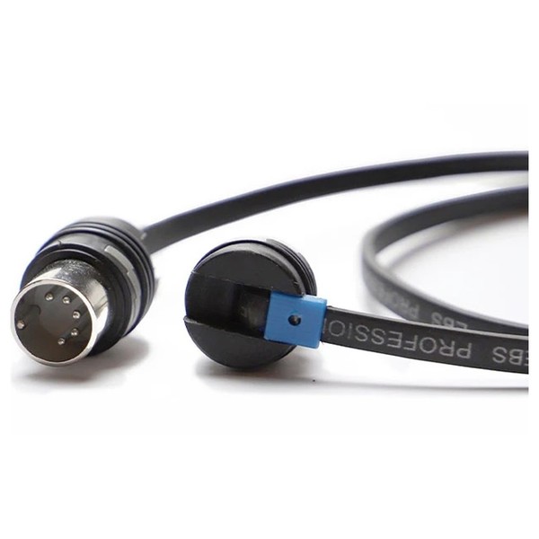 EBS MIDI-28 BlueDOT Flat MIDI Cable, 28cm - Connectors