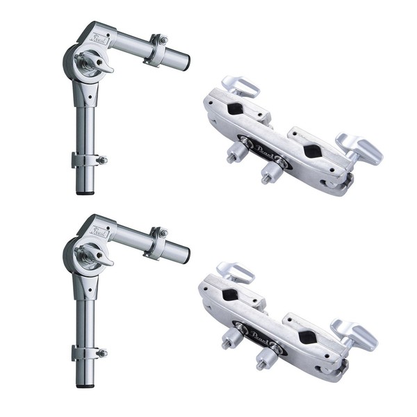 Pearl TH-88S Short Tom Holder w/ADP-20 Clamp, 2pk