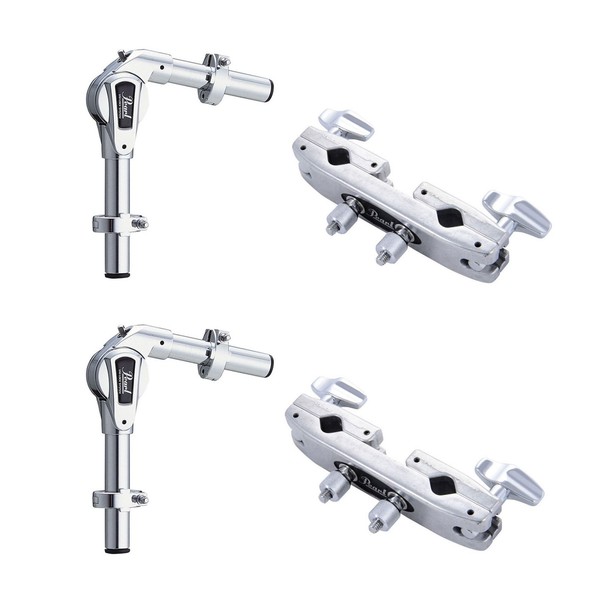Pearl TH-900S Short Tom Holder w/ADP-20 Clamp, 2pk