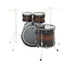 Yamaha Live Custom Hybrid Oak 22'' 4pc Shell Pack, Earth Sunburst - Back