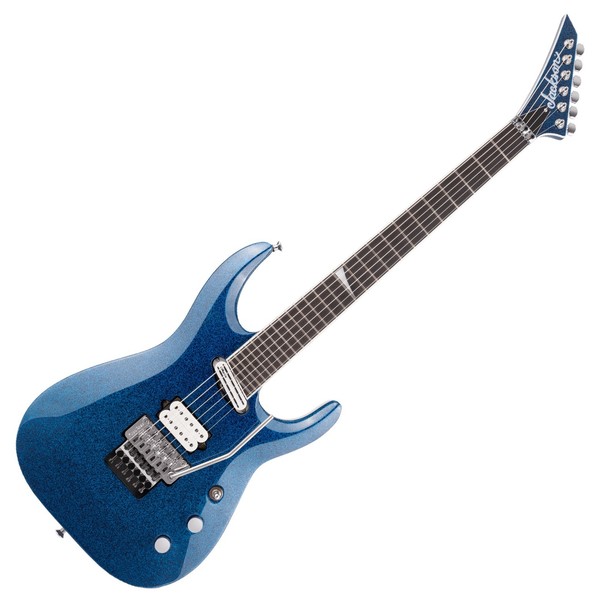 Jackson Pro Soloist MK SLAT27 EX Ltd Edition, Blue Sparkle - Front View