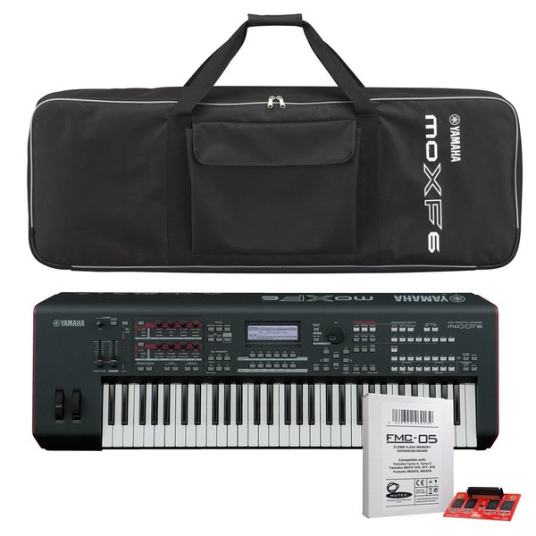 Yamaha MOXF6 Synthesizer with Bag and Expansion Card