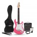 3/4 LA Elektrisk Guitar + Forstærkerpakke, Pink