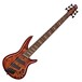 Ibanez SRMS806 Multi Scale 6 String Bass, Brown Topaz Burst