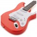 3/4 LA Electric Guitar + Miniamp, Wine Red