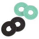 Fender Strap Blocks 4er-Pack, 2x schwarz und 2x Seafoam Green