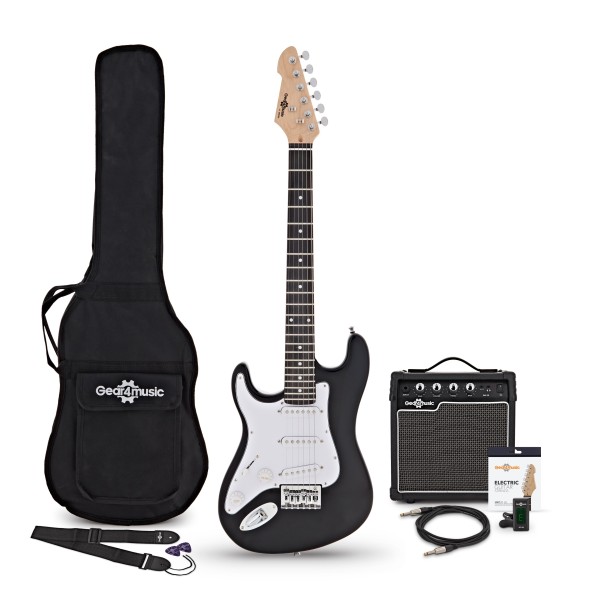 3/4 LA Left Handed Electric Guitar + Amp Pack