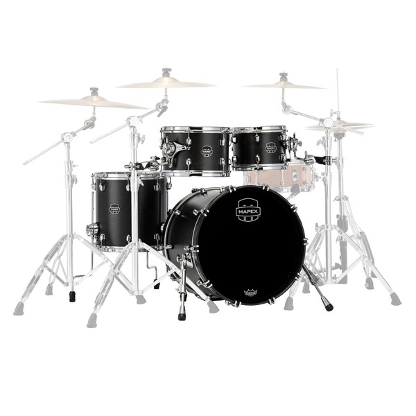 Mapex Saturn 20" 4pc Shell Pack, Satin Black