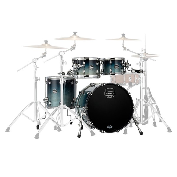 Mapex Saturn 20" 4pc Shell Pack, Teal Blue Fade