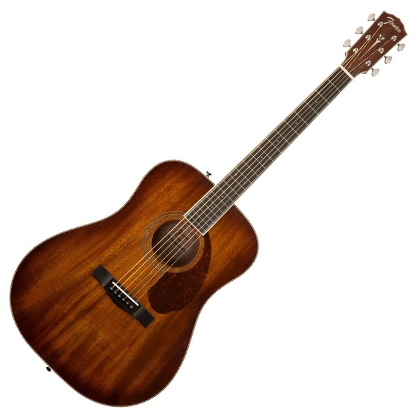 Fender PM-1E Dreadnought Electro Acoustic, Aged Cognac Burst - Front View