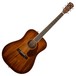 Fender PM-1E Dreadnought Electro Acoustic, Aged Cognac Burst - Front View