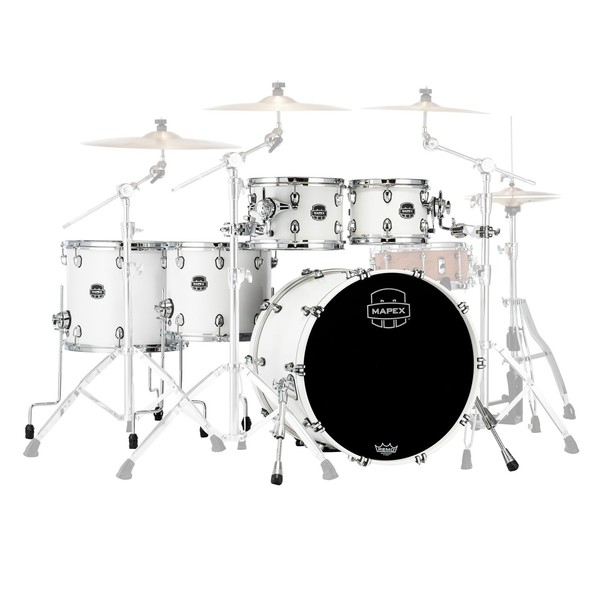 Mapex Saturn 22" 5pc Short Stack Shell Pack, Satin White