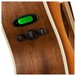 Fender PM-3CE Triple-O Electro Acoustic, Aged Cognac Burst - Preamp View