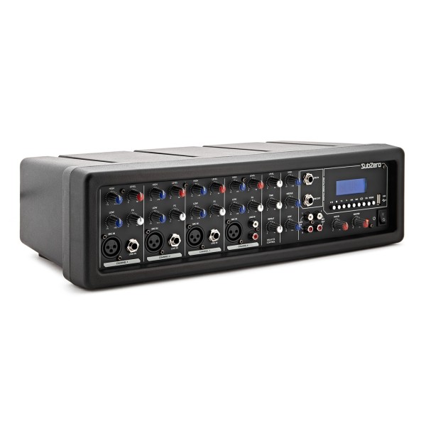 SubZero SZ-PMIX4 4 Channel Powered Mixer with Digital Media Player