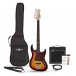 LA II Bass Guitar Sunburst, 15W Bass Amp Pack