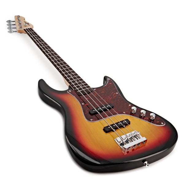 LA II Bass Guitar + Tweed 15W Amp Pack, Sunburst