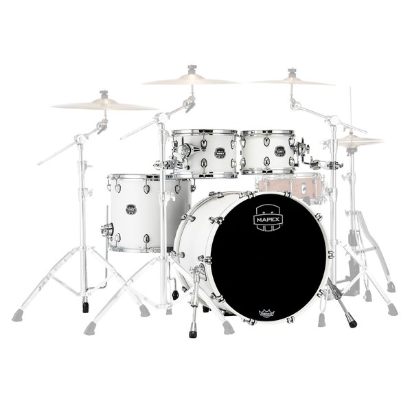 Mapex Saturn 22" 4pc Shell Pack, Satin White