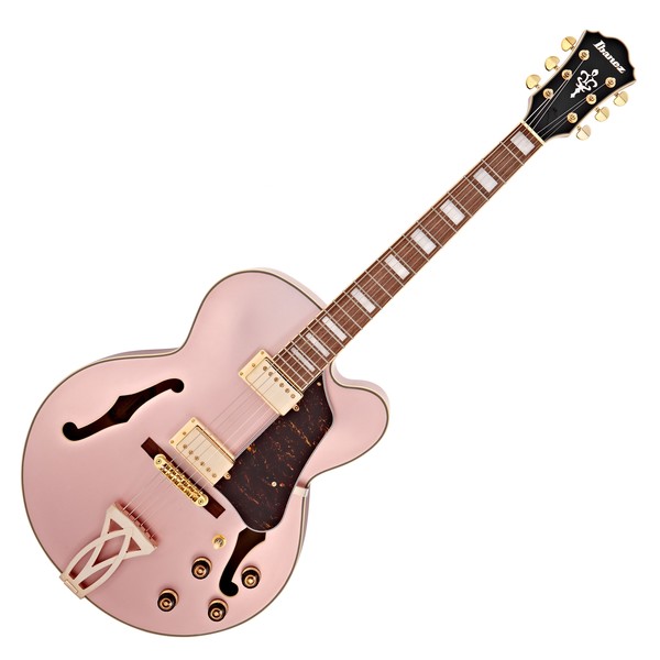 Ibanez AF75G Artcore, Rose Gold Metallic Flat