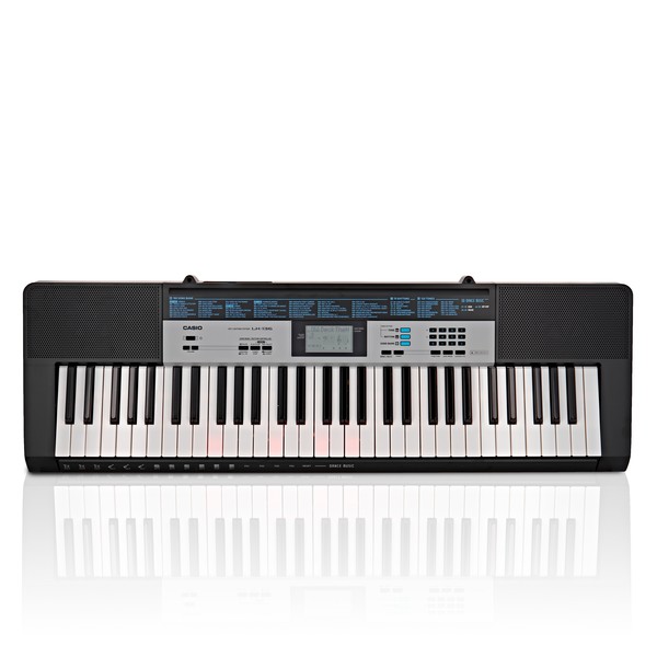 Casio LK 136 Portable Keylighting Keyboard, Black