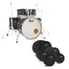 Pearl Decade Maple 22'' Am Fusion Drums w/ Bags, Satin Black Burst
