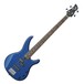 Yamaha TRBX174 Bass, Dark Metallic Blue w/ Ampeg BA-108 V2 Combo - front