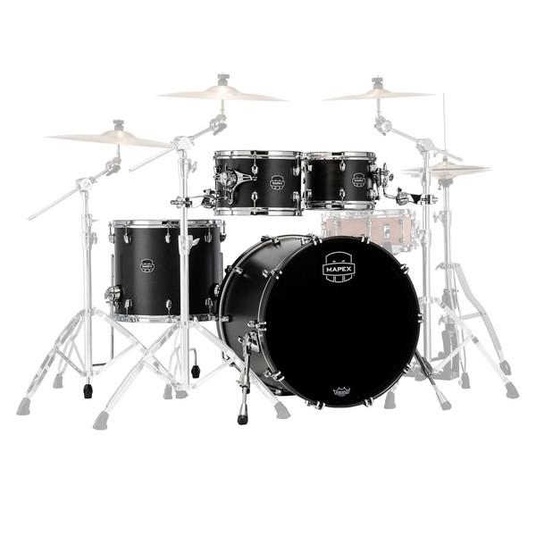 Mapex Saturn 22" 4pc Shell Pack, Satin Black