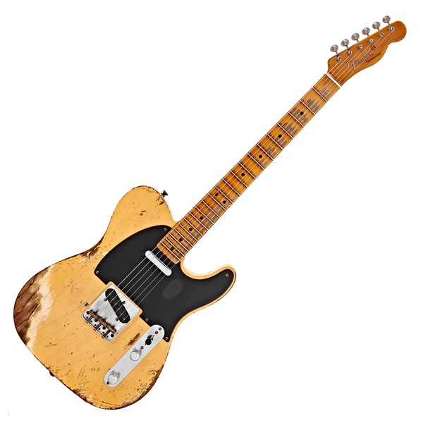 DISC Fender Custom Shop 70th Anniversary Relic Broadcaster, Blonde at  Gear4music