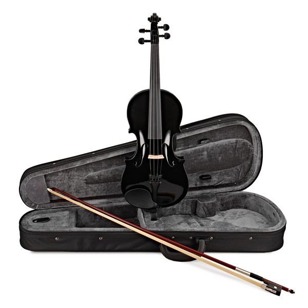 Stagg Violin Outfit, Transparent Black, Full Size