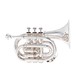 Levante by Stagg Pocket Trumpet, Silver Plate