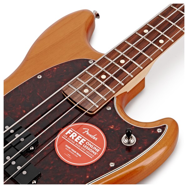 Fender Player Mustang Bass PJ PF, Aged Natural at Gear4music