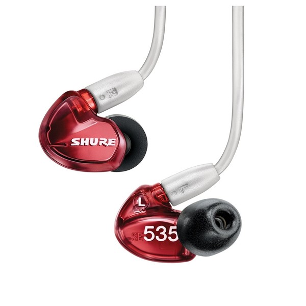 Shure SE535 Limited Edition Sound Isolating Earphones, Red