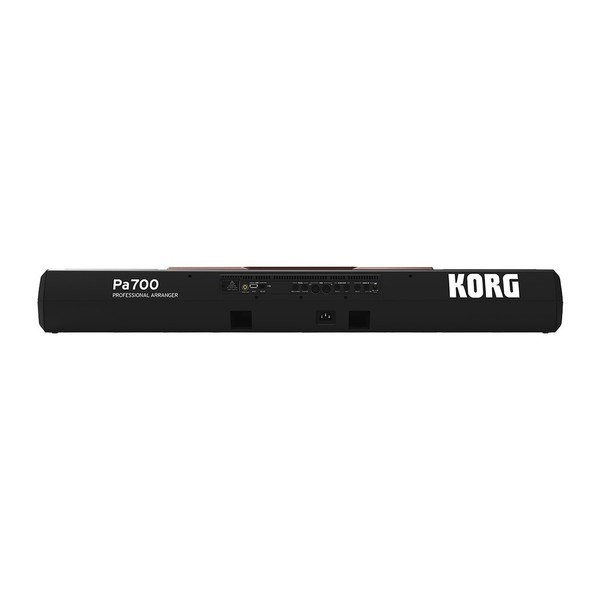 Korg Pa700 Professional Arranger Keyboard - Rear View