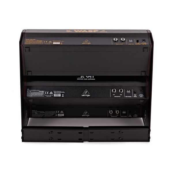 Behringer 3-Tier Synth Rack, Including Model D, CAT and Wasp Deluxe