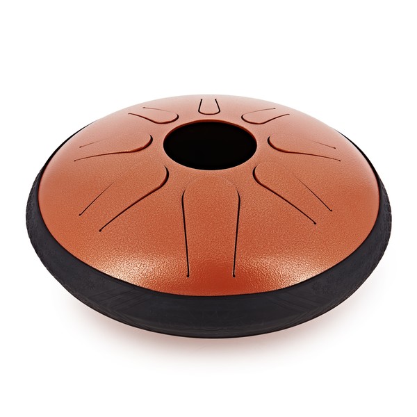 Idiopan Domina 12'' Tunable Steel Tongue Drum, Burnt Orange