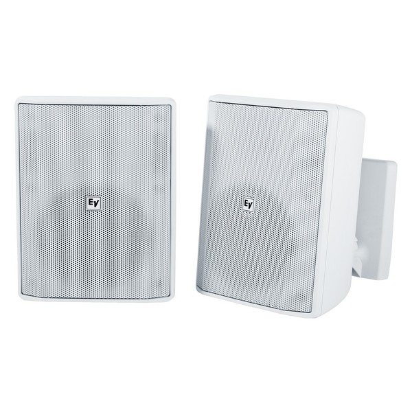 Electro-Voice EVID S5.2 Installation Speakers, White, Pair, Front